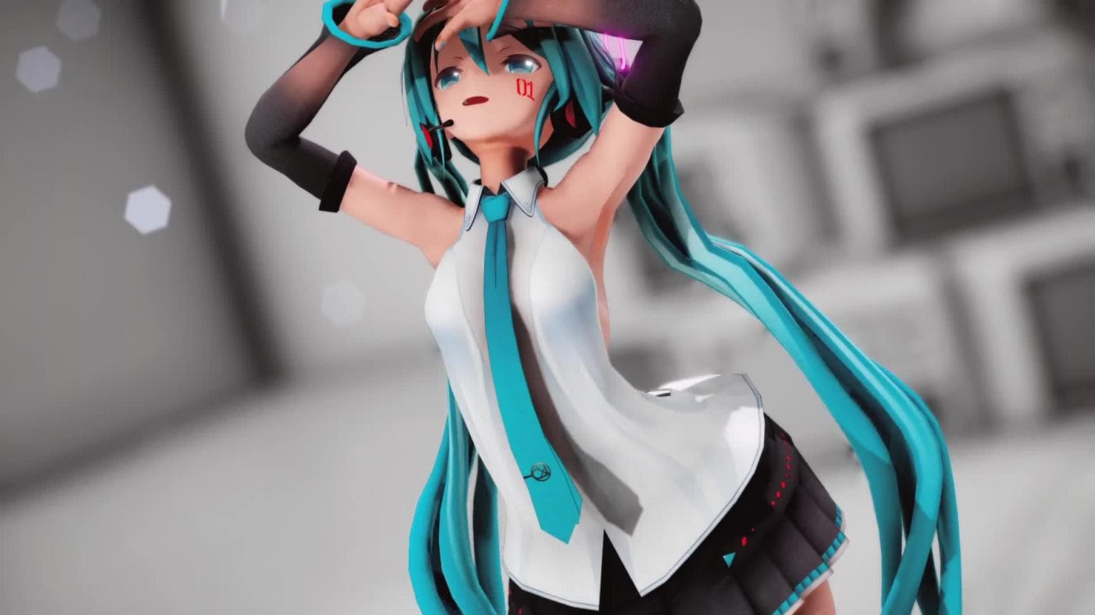 [MMD R-18] 与 Tsumi Miku 一起监控 ( 最好的朋友混音版)