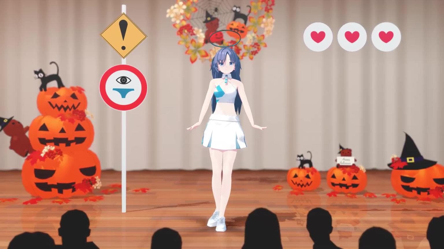 【パンツ隠しゲーム】早濑优香的演出 - 万圣节快乐