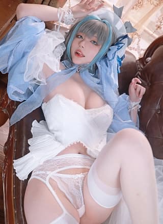 Cosplay 起司块 柴郡礼服