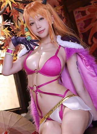 水淼aqua Cosplay 海贼王 娜美