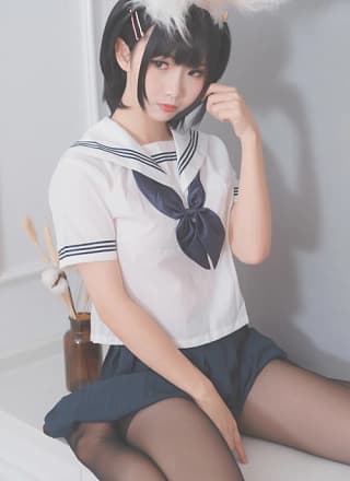 Cosplay 面饼仙儿 面饼兔耳jk