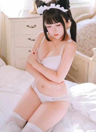 Cosplay Rinaijiao日奈娇 猫娘女仆 Set.01