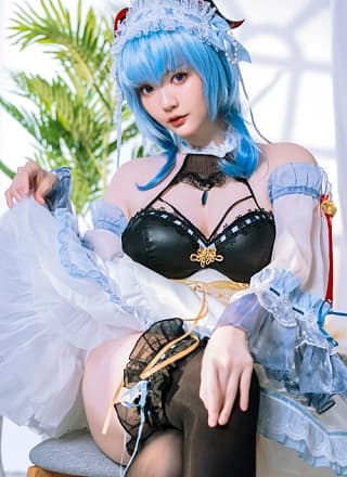 Cosplay Ying Tze 甘雨 Ganyu Maid