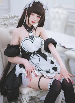 Cosplay 屿鱼 – 碧蓝航线 爱宕赛车服 Set.01