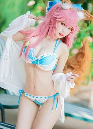 Cosplay ElyEE子 玉藻前泳池