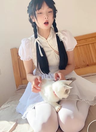 Cosplay 稚乖画册 夜夜 嬉戏 80d白丝