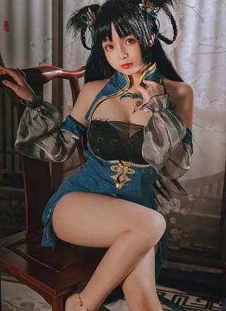 Cosplay Rinaijiao日奈娇 碧蓝航线 大潮旗袍
