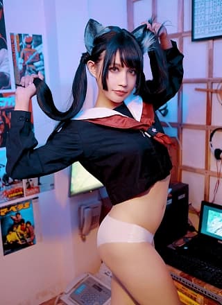 Cosplay PingPing平平 – Kuroneko