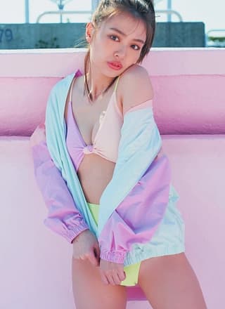 Rio Uchida 内田理央, デジタル写真集 「PEACH GIRL」 Set.01