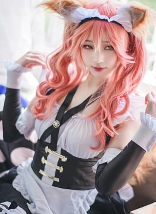 Cosplay 兔玩映画 女仆玉藻前