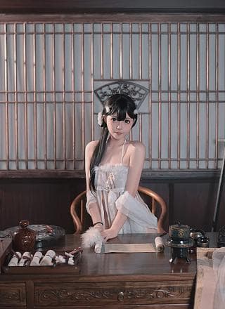 Cosplay Bangni邦尼 – 古风兔子精