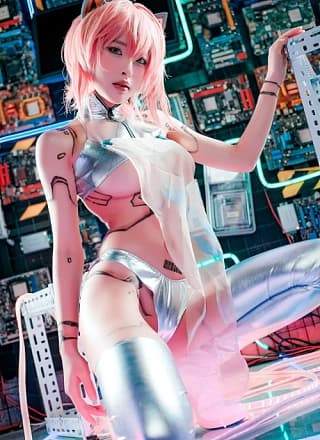 Yuno Shimizu 清水由乃, 写真集 Thai Silk Machine Girl 泰丝机娘