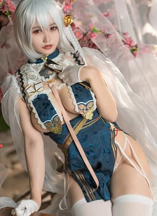 Cosplay 小仓千代 天狼星旗袍