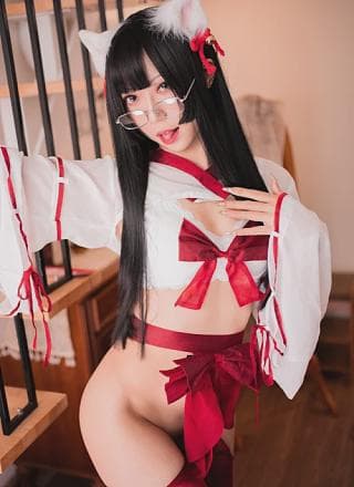 Cosplay Money冷冷 巫女 Shrine Maiden