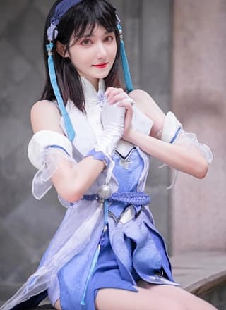 南桃Momoko Cosplay 王者荣耀瑶第四部