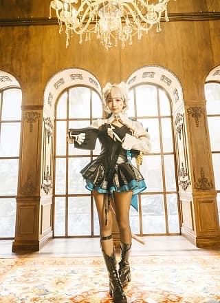 慕慕Momo, ヌード写真集 原神 Genshin 琳妮特的色情魔术 室内