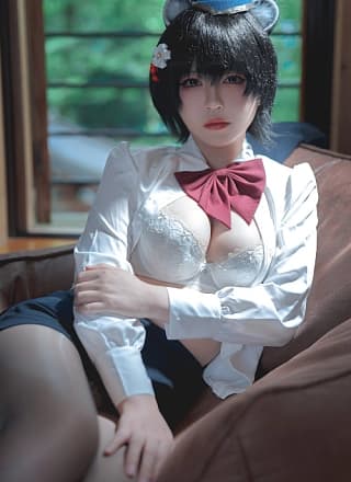 Cosplay 半半子Banbanko ガイド春日ツバキ Set.01