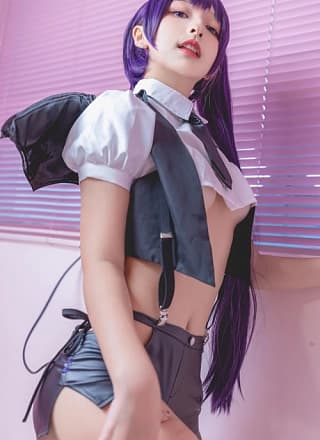 Cosplay 神楽坂真冬 小恶魔 Set.01
