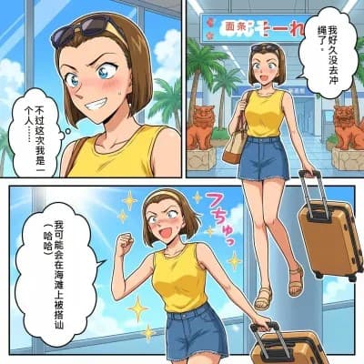 [ぽちぽち] 食いしん坊コジマ 白と黒のドッペルゲンター 园子[AI Generated]