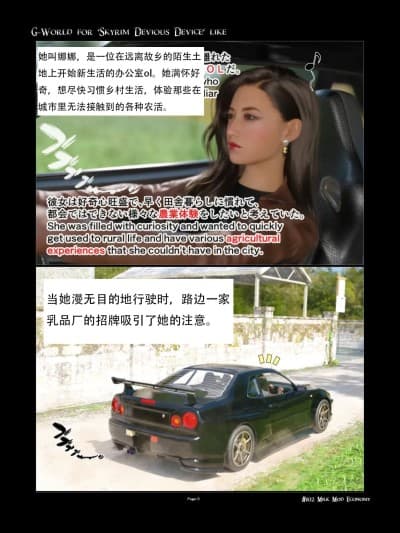 [无名群友机翻] [gachidom] G-World for 'Skyrim Devious Device' like #102 Milk mod economy