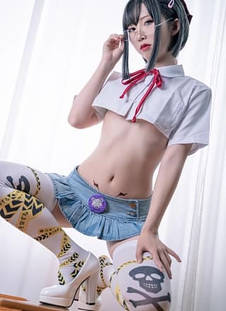 Cosplay 面饼仙儿 短校服胶带