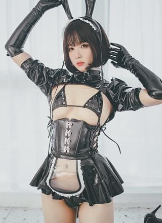 Cosplay 轩萧学姐 兔女郎女仆