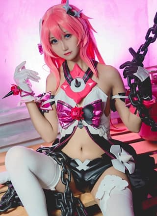 Cosplay KuukoW クー子 Rosalia-Honkai Impact