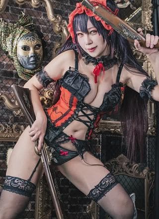 Cosplay 小琪Aki 时崎狂三 Kurumi Tokisaki