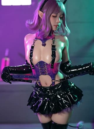 Cosplay Bangni邦尼 – 囚禁魅魔 Set.01