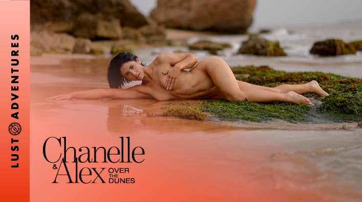 Chanelle与Alex的委内瑞拉野外激情，海滩裸泳性爱之旅