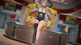仪玄跳舞全身随着音乐颤动