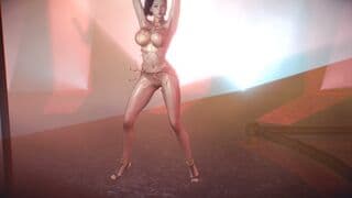 VAM - 短发巨乳美女的裸体舞-Mantra (MMD)
