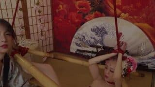 Ab096 小花魁首次绳索捆绑训练-射精中英文字幕