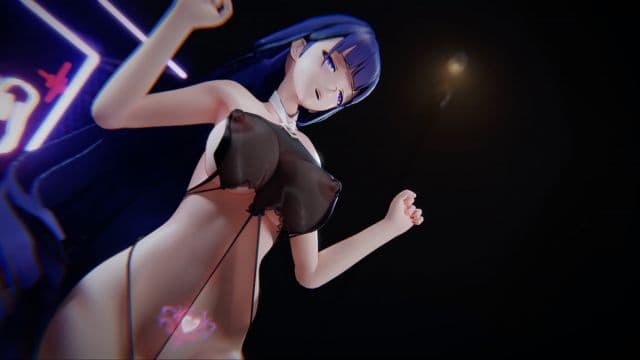 [byqn mmd]  雷电芽衣舞动全身快速激烈摇晃