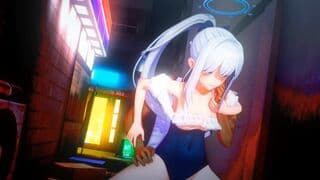 蓝色档案操兔子荡妇宫子