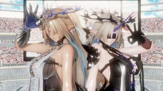 【MMDWuwa】少女热舞臀部摇摆不停