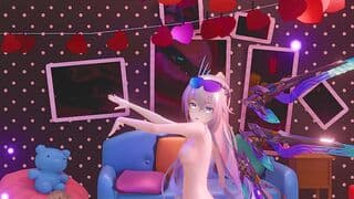银狼的全裸舞蹈 ❤ VIVIZ - MANIAC │ 【HSR MMD 】