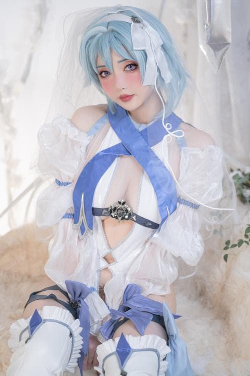 喵小吉_NO_059_双子_原神花嫁：优菈&甘雨