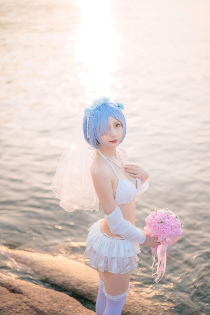 橙子喵酱 蕾姆-婚纱