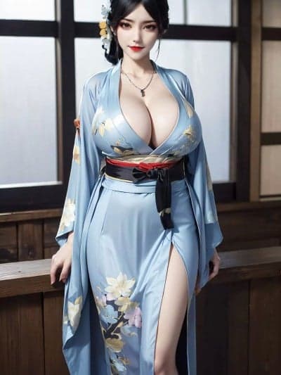 [AI Generated] 斗破苍穹 柳菲 和服