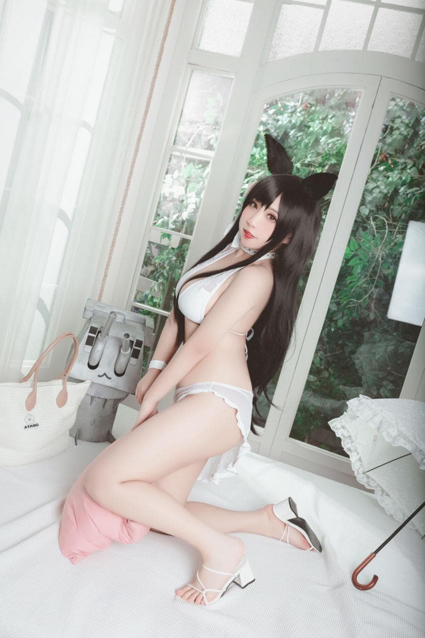 [猫田圣奈奈(桃之啾啾)] 爱宕泳装 盛夏进行曲