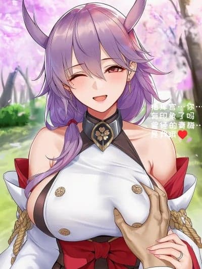 [AI小松鸟]樱下之约的回忆❤️，与隼鹰老婆共忆的曾恋旧爱❤️ [Ai Generated]
