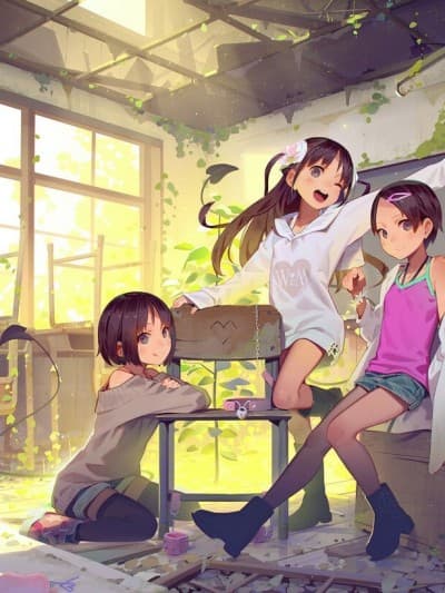 [MonsieuR(MUK)] 淫魔少女３人におちんちん游ばれる本 [中国翻訳]