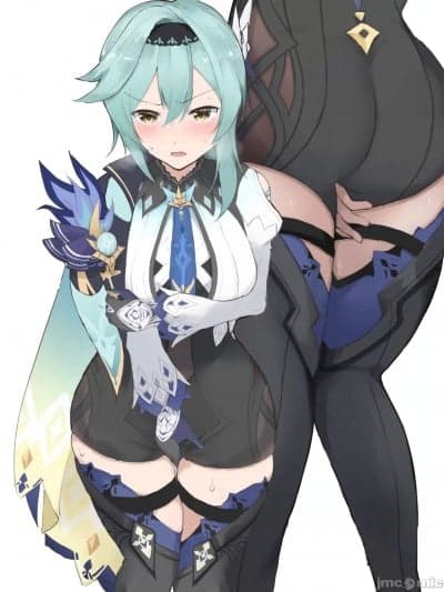 [黎欧出资汉化] [わらる] 何かを我慢しているエウルア (原神) [中国翻訳]