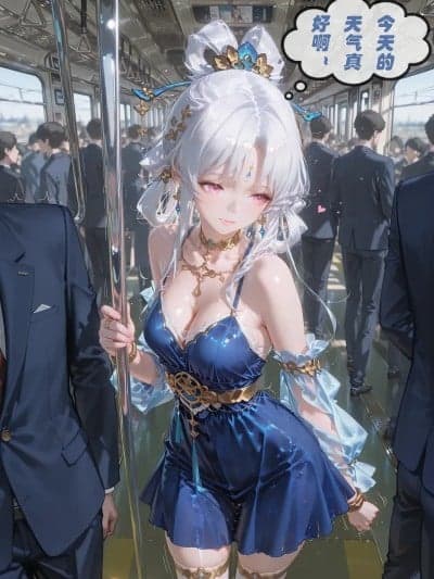 嫦娥地铁微剧情 [AI Generated]