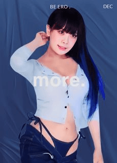 afreecaT蓝色韩国小姐姐穿着牛仔裤跳舞好骚