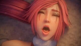 梅喧被大白巨屌干到高潮 [White][NO WM][Bouquetman][罪恶装备]
