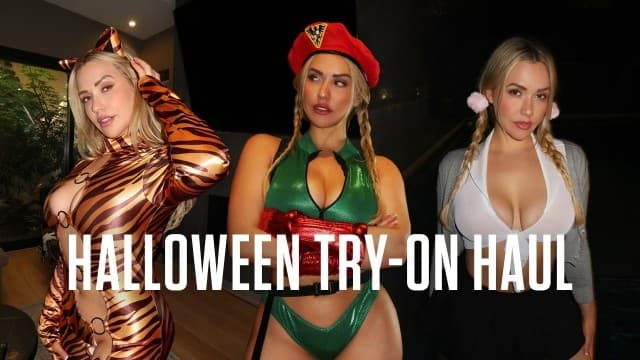 Mia Malkova -万圣节试穿合集！