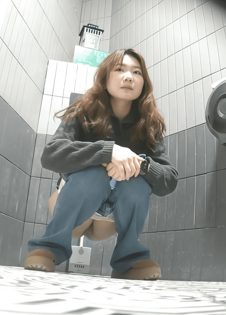 【前后双视角，这偷拍角度无敌了啊！】三月最新流出大神偷拍写字楼女厕，多位小姐姐粉嫩芬芳的花蕊！