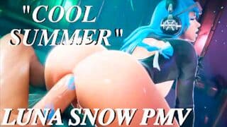 HMV-《清凉夏日》-露娜·斯诺的激情索取精液